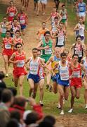 12 December 2010; Ireland's Joe Sweeney in the middle of the main bunch on his way to finishing 21st in the Men's Senior race with a time of 29:51. 17th SPAR European Cross Country Championships, Albufeira, Portugal. Picture credit: Brendan Moran / SPORTSFILE