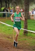 12 December 2010; Ireland's Dan Mulhare on his way to finishing 57th in the Men's Senior race with a time of 31:35. 17th SPAR European Cross Country Championships, Albufeira, Portugal. Picture credit: Brendan Moran / SPORTSFILE
