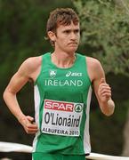 12 December 2010; Ireland's Ciaran O Lionaird in action during the Men's U23 race where Ireland won the team gold. 17th SPAR European Cross Country Championships, Albufeira, Portugal. Picture credit: Brendan Moran / SPORTSFILE