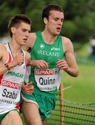12 December 2010; Ireland's Shane Quinn on his way to finishing in 12th place in the Men's Junior race with a time of 18:31. 17th SPAR European Cross Country Championships, Albufeira, Portugal. Picture credit: Brendan Moran / SPORTSFILE