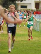 12 December 2010; Ireland's Shane Quinn on his way to finishing in 12th place in the Men's Junior race with a time of 18:31. 17th SPAR European Cross Country Championships, Albufeira, Portugal. Picture credit: Brendan Moran / SPORTSFILE
