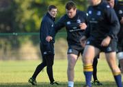 14 December 2010; Leinster's Brian O'Driscoll during squad training ahead of their Heineken Cup, Pool 2, Round 4, game against ASM Clermont Auvergne on Saturday. Leinster Rugby media briefing and squad training, Thornfields, UCD, Belfield, Dublin. Photo by Sportsfile