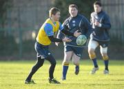 14 December 2010; Leinster's Eoin Reddan in action during squad training ahead of their Heineken Cup, Pool 2, Round 4, game against ASM Clermont Auvergne on Saturday. Leinster Rugby media briefing and squad training, Thornfields, UCD, Belfield, Dublin. Photo by Sportsfile