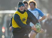 14 December 2010; Leinster's Jonathan Sexton in action during squad training ahead of their Heineken Cup, Pool 2, Round 4, game against ASM Clermont Auvergne on Saturday. Leinster Rugby media briefing and squad training, Thornfields, UCD, Belfield, Dublin. Photo by Sportsfile