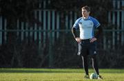 14 December 2010; Leinster's Eoin Reddan during squad training ahead of their Heineken Cup, Pool 2, Round 4, game against ASM Clermont Auvergne on Saturday. Leinster Rugby media briefing and squad training, Thornfields, UCD, Belfield, Dublin. Photo by Sportsfile