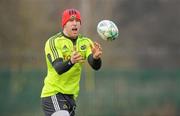 15 December 2010; Munster's Paul O'Connell in action during squad training ahead of their Heineken Cup Pool 3, Round 4, match against Ospreys on Saturday. Munster Rugby squad training, Cork Institute of Technology campus, Bishopstown, Cork. Picture credit: Diarmuid Greene / SPORTSFILE