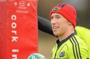 15 December 2010; Munster's Peter Stringer during squad training ahead of their Heineken Cup Pool 3, Round 4, match against Ospreys on Saturday. Munster Rugby squad training, Cork Institute of Technology campus, Bishopstown, Cork. Picture credit: Diarmuid Greene / SPORTSFILE