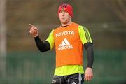 15 December 2010; Munster's Paul O'Connell during squad training ahead of their Heineken Cup Pool 3, Round 4, match against Ospreys on Saturday. Munster Rugby squad training, Cork Institute of Technology campus, Bishopstown, Cork. Picture credit: Diarmuid Greene / SPORTSFILE