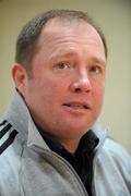 15 December 2010; Munster head coach Tony McGahan speaking during a media conference ahead of their Heineken Cup Pool 3, Round 4, match against Ospreys on Saturday. Munster Rugby media conference, Cork Institute of Technology campus, Bishopstown, Cork. Picture credit: Diarmuid Greene / SPORTSFILE