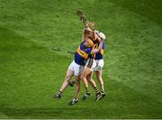 4 September 2016; Padraic Maher, left, and Michael Cahill of Tipperary in action against Kevin Kelly of Kilkenny during the GAA Hurling All-Ireland Senior Championship Final match between Kilkenny and Tipperary at Croke Park in Dublin. Photo by Daire Brennan/Sportsfile
