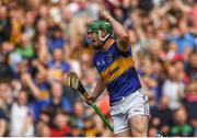 4 September 2016; John O’Dwyer of Tipperary celebrates after scoring his side's first goal during the GAA Hurling All-Ireland Senior Championship Final match between Kilkenny and Tipperary at Croke Park in Dublin. Photo by Brendan Moran/Sportsfile