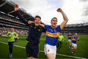 4 September 2016; Steven O'Brien and Barry Heffernan of Tipperary celebrate following the GAA Hurling All-Ireland Senior Championship Final match between Kilkenny and Tipperary at Croke Park in Dublin. Photo by Stephen McCarthy/Sportsfile