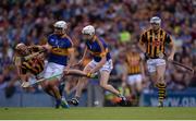 4 September 2016; Eóin Larkin of Kilkenny supported by team-mate TJ Reid, right, in action against Patrick Maher and Michael Cahill of Tipperary during the GAA Hurling All-Ireland Senior Championship Final match between Kilkenny and Tipperary at Croke Park in Dublin. Photo by Piaras Ó Mídheach/Sportsfile