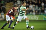 24 September 2010; Neale Fenn, Shamrock Rovers, in action against Jamie MacKenzie, Galway United. Airtricity League Premier Division, Shamrock Rovers v Galway United. Tallaght Stadium, Tallaght, Dublin. Picture credit: David Maher / SPORTSFILE