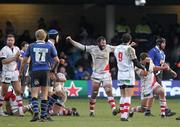 18 December 2010; Ulster Rugby players celebrate after the game. Heineken Cup, Pool 4, Round 4, Bath Rugby v Ulster Rugby, Recreation Ground, Bath, England. Picture credit: Matthew Impey / SPORTSFILE