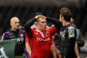 18 December 2010; A dejected Keith Earls, Munster, at the final whistle. Heineken Cup, Pool 3, Round 4, Ospreys v Munster, Liberty Stadium, Swansea, Wales. Picture credit: Stephen McCarthy / SPORTSFILE