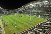 18 December 2010; A general view of Aviva Stadium before the game. Heineken Cup Pool 2, Round 4, Leinster v ASM Clermont Auvergne, Aviva Stadium, Lansdowne Road, Dublin. Picture credit: Brendan Moran / SPORTSFILE