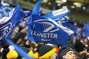 18 December 2010; A general view of a Leinster flag at the game. Heineken Cup, Pool 2, Round 4, Leinster v ASM Clermont Auvergne, Aviva Stadium, Lansdowne Road, Dublin. Photo by Sportsfile