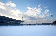 22 December 2010; A general view of Ravenhill under a 6&quot; blanket of snow as the &quot;Big Freeze&quot; continues to cause ground staff major problems ahead of Ulster's Celtic League Christmas clash against Leinster on the 27th of December. Ravenhill Park, Belfast. Picture credit: John Dickson / SPORTSFILE