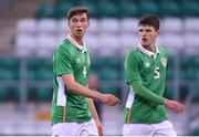 4 September 2016; Conor Masterson and Declan Rice,5, of Republic of Ireland during the Under 19 match in Tallaght Stadium, Dublin. Photo by Matt Browne/Sportsfile