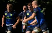5 September 2016; Leinster senior coach Stuart Lancaster watches players train during training at UCD in Belfield, Dublin. Photo by Seb Daly/Sportsfile