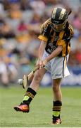 4 September 2016; Sophie Bermingham, Rathcoyle NS, Rathdangan, Kiltegan, Wicklow, representing Kilkenny, in action during the INTO Cumann na mBunscol GAA Respect Exhibition Go Games at the GAA Hurling All-Ireland Senior Championship Final match between Kilkenny and Tipperary at Croke Park in Dublin. Photo by Seb Daly/Sportsfile