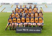 3 September 2016; The Clare squad before the TG4 Ladies Football All-Ireland Intermediate Championship Semi-Final match between Clare and Tipperary at the Gaelic Grounds, Limerick. Photo by Diarmuid Greene/Sportsfile