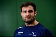 6 September 2016; Ronan Loughney of Connacht poses for a portrait following a press conference at the Sportsground in Galway. Photo by Ramsey Cardy/Sportsfile