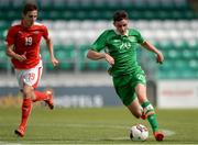 6 September 2016; Simon Power of Republic of Ireland in action against Florian Prirsch of Austria during the U19 International Friendly match between Republic of Ireland and Austria at Tallaght Stadium in Tallaght, Dublin. Photo by Seb Daly/Sportsfile