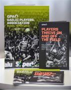 3 November 2017; The GPA Annual Report and Strategic Plan booklets during the GPA AGM 2017 at Spencer Hotel in Dublin. Photo by Cody Glenn/Sportsfile