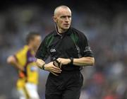 13 June 2010; Referee Martin Higgins. Leinster GAA Football Senior Championship Quarter-Final, Dublin v Wexford, Croke Park, Dublin. Picture credit: David Maher / SPORTSFILE
