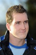29 December 2010; Leinster's Devin Toner speaking during  Leinster Rugby Media briefing and training. Thornfields, UCD, Dublin. Picture credit: Brian Lawless / SPORTSFILE