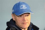 29 December 2010; Leinster head coach Joe Schmidt speaking during Leinster Rugby Media briefing and training. Thornfields, UCD, Dublin. Picture credit: Brian Lawless / SPORTSFILE