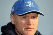 29 December 2010; Leinster head coach Joe Schmidt speaking during Leinster Rugby Media briefing and training. Thornfields, UCD, Dublin. Picture credit: Brian Lawless / SPORTSFILE