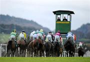 29 December 2010; A general view of the field during The paddypower.com Android App Maiden Hurdle. Leopardstown Christmas Racing Festival 2010, Leopardstown Racecourse, Leopardstown, Dublin. Picture credit: Stephen McCarthy / SPORTSFILE