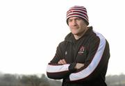 29 December 2010; Ulster's Tim Barker after a press conference ahead of their Celtic League match against Munster. Newforge Training Centre, Belfast. Picture credit: Oliver McVeigh / SPORTSFILE