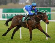 29 December 2010; Hurricane Fly, with Paul Townend up, on their way to winning The paddypower.com iPhone App December Festival Hurdle. Leopardstown Christmas Racing Festival 2010, Leopardstown Racecourse, Leopardstown, Dublin. Picture credit: Stephen McCarthy / SPORTSFILE