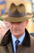 29 December 2010; Trainer Willie Mullins after he sent out Hurricane Fly to win The paddypower.com iPhone App December Festival Hurdle. Leopardstown Christmas Racing Festival 2010, Leopardstown Racecourse, Leopardstown, Dublin. Picture credit: Stephen McCarthy / SPORTSFILE