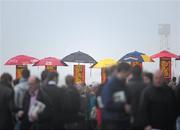 30 December 2010; A general view of the betting ring ahead of The Bord na Mona Clean Air Maiden Hurdle. Leopardstown Christmas Racing Festival 2010, Leopardstown Racecourse, Leopardstown, Dublin. Picture credit: Stephen McCarthy / SPORTSFILE