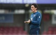 6 September 2016; Republic of Ireland coach Keith Andrews before the U17 International Friendly match between Republic of Ireland and Turkey at Turners Cross in Cork. Photo by Eóin Noonan/Sportsfile