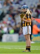 4 September 2016; Ciara Butler, Glynn NS, Enniscorthy, Wexford, representing Kilkenny, during the INTO Cumann na mBunscol GAA Respect Exhibition Go Games at the GAA Hurling All-Ireland Senior Championship Final match between Kilkenny and Tipperary at Croke Park in Dublin. Photo by Piaras Ó Mídheach/Sportsfile