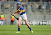 4 September 2016; Laoise Mimnagh, Gaelscoil Uí Fhiaich, Maigh Nuad, Kildare, representing Tipperary, during the INTO Cumann na mBunscol GAA Respect Exhibition Go Games at the GAA Hurling All-Ireland Senior Championship Final match between Kilkenny and Tipperary at Croke Park in Dublin. Photo by Piaras Ó Mídheach/Sportsfile