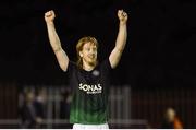 6 August 2016; Hugh Douglas of Bray Wanderers celebrates following the SSE Airtricity League Premier Division match between St Patrick's Athletic and Bray Wanderers at Richmond Park in Dublin. Photo by David Fitzgerald/Sportsfile