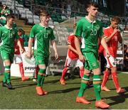 6 September 2016; Simon Power, right, of Republic of Ireland during the U19 International Friendly match between Republic of Ireland and Austria at Tallaght Stadium in Tallaght, Dublin. Photo by Seb Daly/Sportsfile