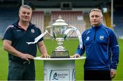 7 September 2016; After an exciting 2016 Bord Gáis Energy GAA Hurling U-21 All-Ireland Championship, it has all come down to Galway and Waterford, who will battle it out for the newly unveiled James Nowlan Cup. The pair will go head to head in Semple Stadium, Thurles this Saturday 10th September at 5pm. The game will be preceded by the clash of Meath and Mayo in the ‘B’ championship decider at 3pm, with both games to be broadcast live on TG4. Pictured in Semple Stadium are Galway manager Tony Ward, left, and Waterford manager Sean Power. Photo by Sam Barnes/Sportsfile