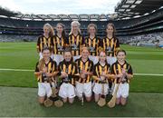 4 September 2016; The Kilkenny team, back row, left to right, Caoimhe Mulvey, Colehill NS, Colehill, Longford, Kate Fitzgerald, Kilmurry NS, Sixmilebridge, Clare, Ciara Butler, Glynn NS, Enniscorthy, Wexford, Róisín Maguire, Scoil N Caoimhín Naofa, Philipstown, Dunleer, Louth, Lilian Keane, Scoil Naomh Brighde, Tooreen, Mayo, front row, left to right, Sophie Bermingham, Rathcoyle NS, Rathdangan, Kiltegan, Wicklow, Aoibhín Randles, Glenswilly NS, Letterkenny, Donegal, Ciara Fitzsimons, St Patrick's PS Ballygalget, Portaferry, Down, Clara Keane,  St Oliver Plunkett NS, Newcastle, Athenry, Galway, Rebecca Gorman, Assumption Senior Girls School, Walkinstown, Dublin, ahead of the GAA Hurling All-Ireland Senior Championship Final match between Kilkenny and Tipperary at Croke Park in Dublin. Photo by Daire Brennan/Sportsfile