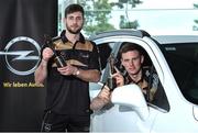 8 September 2016; Paul Geaney of Kerry and Austin Gleeson of Waterford were confirmed as the GAA/GPA Opel Players of the Month for August in football and hurling. Pictured are Paul Geaney, left, of Kerry and Austin Gleeson of Waterford  with their GAA/GPA Opel Player of the Month Awards at a reception in Airside Opel in Swords, Co Dublin. Photo by Matt Browne/Sportsfile