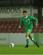 6 September 2016; Adam Idah of Republic of Ireland advances on the ball during the U17 International Friendly match between Republic of Ireland and Turkey at Turners Cross in Cork. Photo by Eóin Noonan/Sportsfile