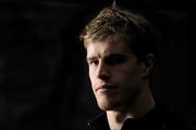 7 December 2010; Ulster's Andrew Trimble during a press conference ahead of their Heineken Cup, Pool 4, Round 3, game against Bath on Saturday. Ulster Rugby Press Conference, Newforge Country Club, Belfast, Co. Antrim. Picture credit: Oliver McVeigh / SPORTSFILE