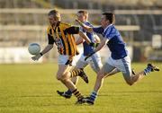 12 December 2010; Francis Hanratty, Crossmaglen Rangers, in action against Eoin Waide, Naomh Conall. AIB GAA Football Ulster Club Senior Championship Final, Crossmaglen Rangers v Naomh Conall, St Tiernach's Park, Clones, Co. Monaghan. Picture credit: Oliver McVeigh / SPORTSFILE